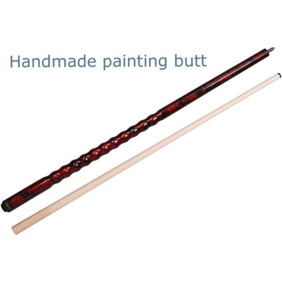 2-Piece 58" Pool Cue/Pool Stick Ergonomic Design Hardwood Canadian Maple 13mm - Picture 5 of 6